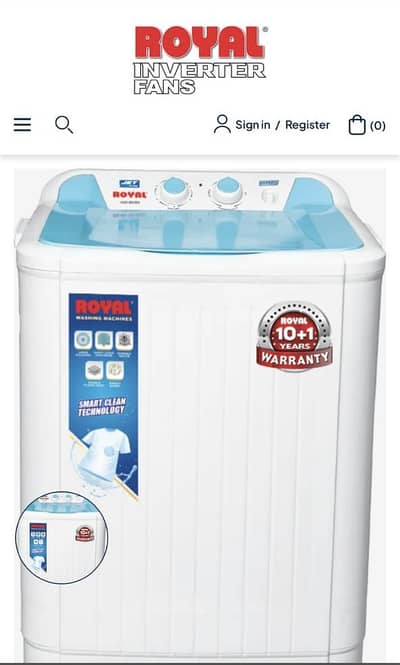 Royal Washing Machine RW-8092FB