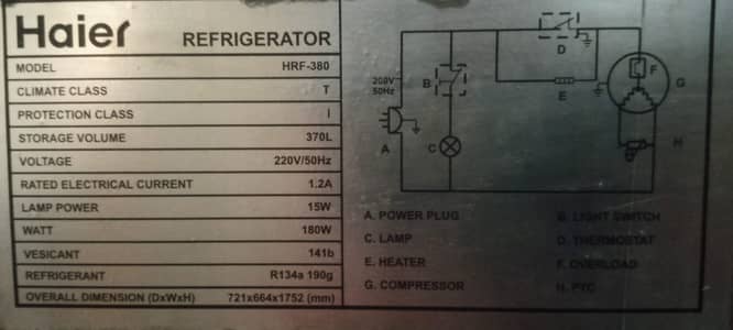 Haier Large Refregirator for Sale