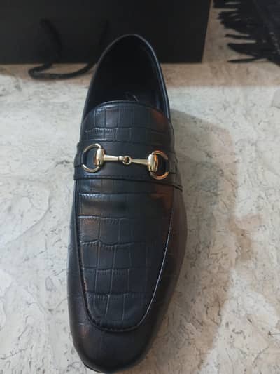 UN WORN GORGIO VANTI FORMAL BLACK SHOES BRAND NEW