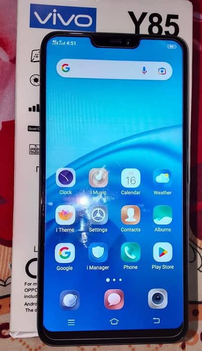 Vivo Y85 4/64 fingerprint all okay good perfomance
