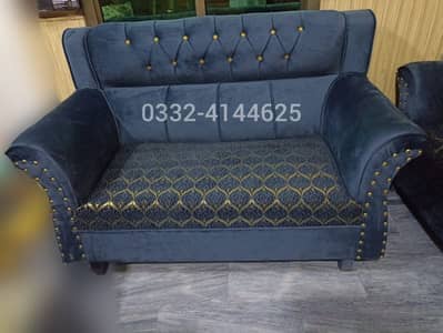 Sofa Set 6 Seater New Velvet Fabric