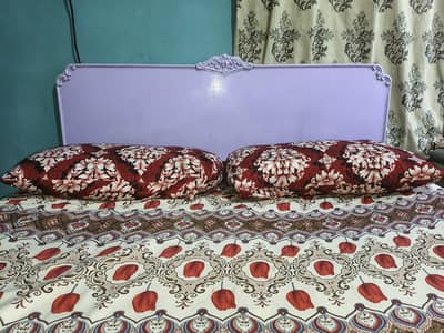 2 Person bed with foam included(5 ftt x 6.5 ftt)