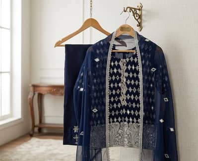 Embroidered Kids Dress
