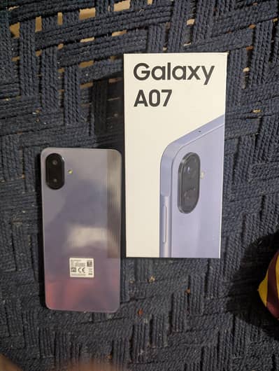 Samsung a07 official PTA 7 month warranty 4/64