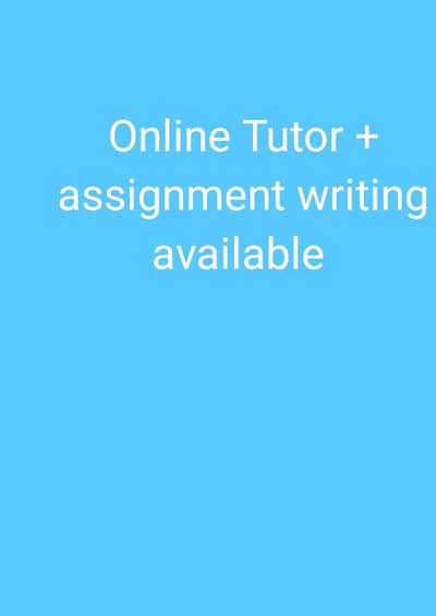 Female online Tutor+assignment writer free demo class