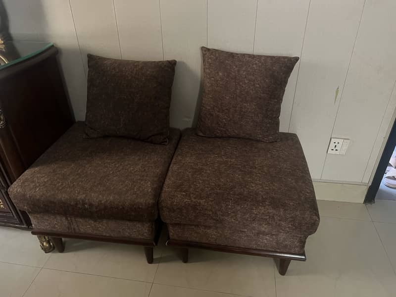 Leather sofa set 9