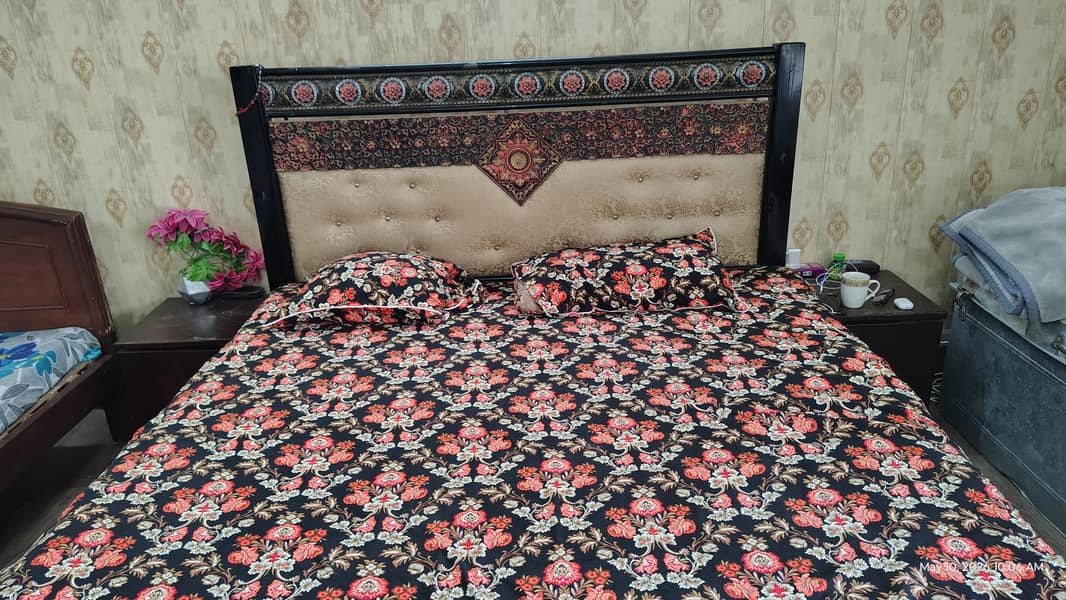 Two Iron Double Beds 8