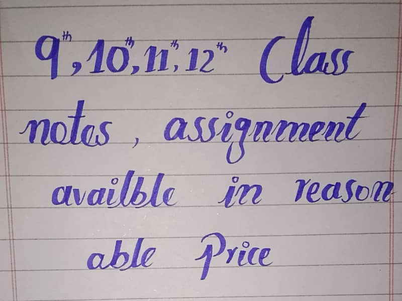 9,10,11,12 class notes and assignments 0