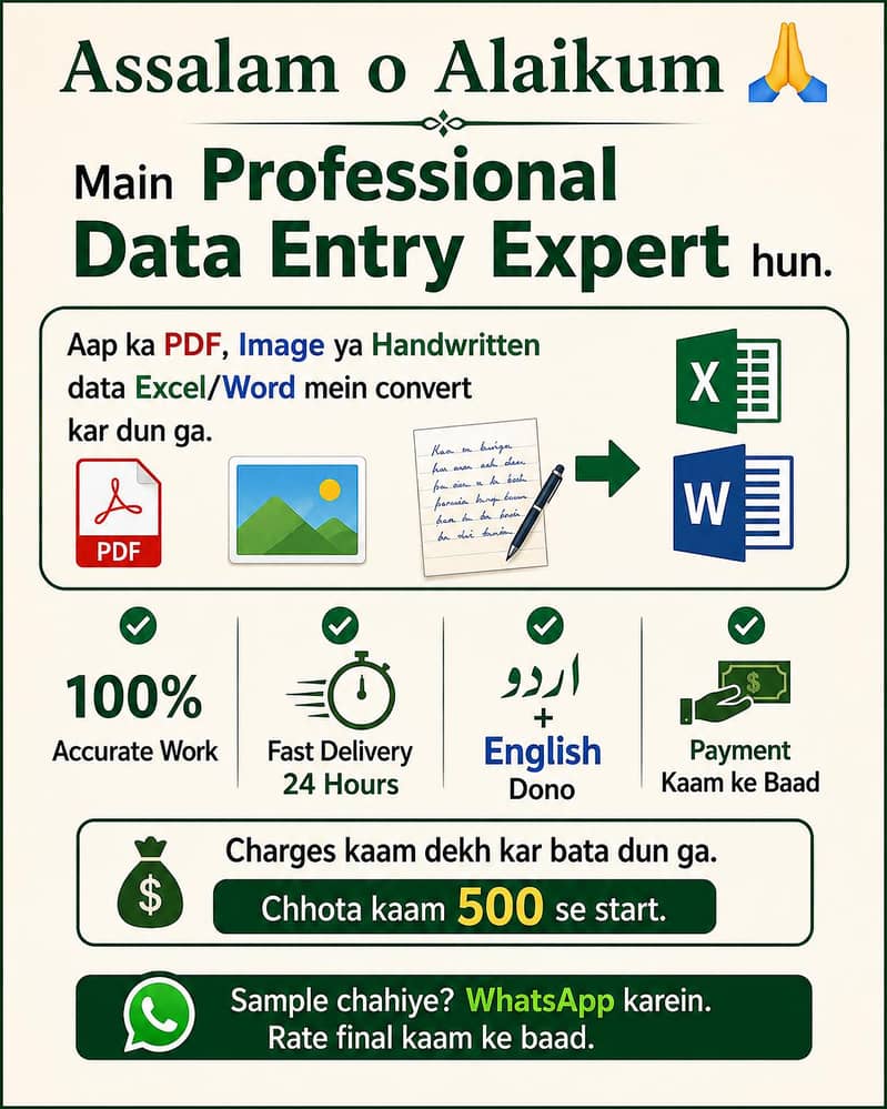 Typing Service/Data Entry 0