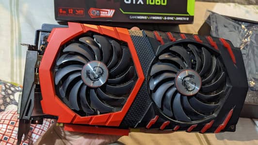 MSI gaming x 1060 6 gb and Corsair vs650 with box