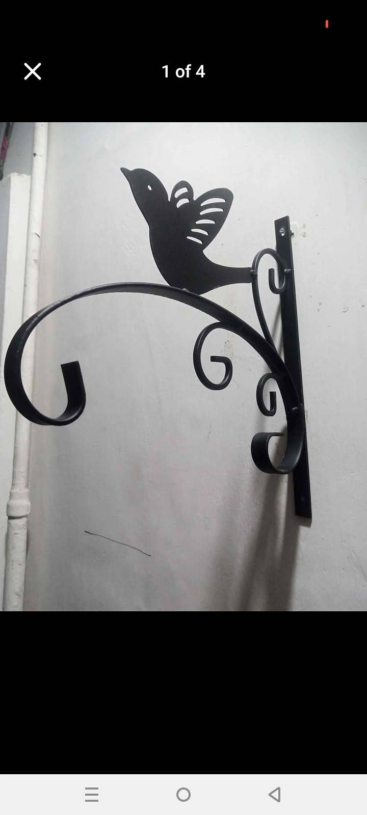 Hanging basket wall bracket 3