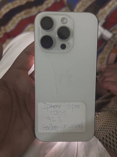I phone 15 pro factory unlock