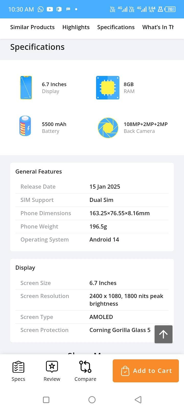 Xiaomi Note 14 box pack 3