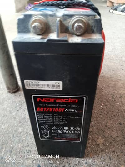 Narada Valve Regulated Polymer Gel Battery