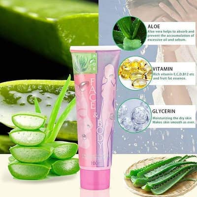 face wash and body scrub
