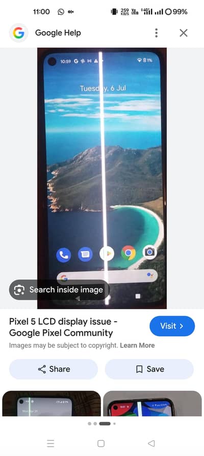 Google pixel 5 5g