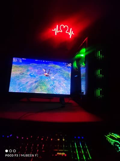 Frozer Helium Case With 6x ArGb Fan With Fan hub remote controlled