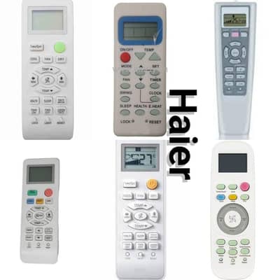 Haier orient TCL Kenwood gree dawlance Pel Samsung AC remote control
