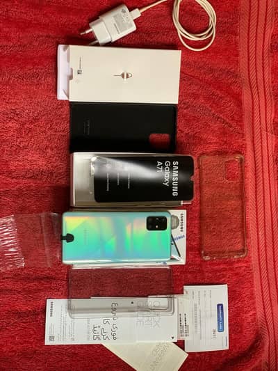 Samsung Galaxy A71 Full Box.