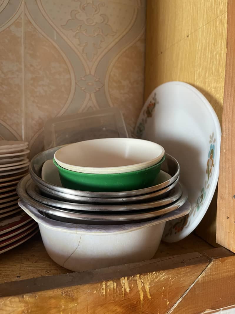 Complete Crockery set, complete kitchen needs 3