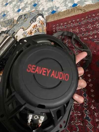 car radio + speaker