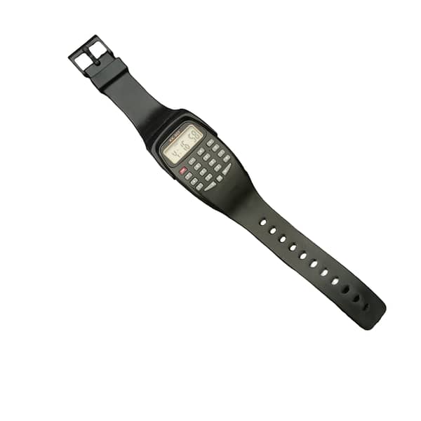 Kids Calculator Watch for Boys Black Rubber Strap Digital Toy Watch Fine Quality Wrist Watch for Kids Age 3-9 Years
