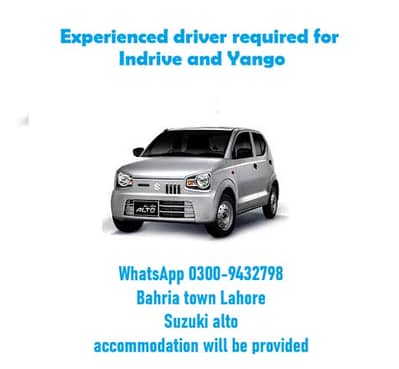 Driver for Indrive & Yangoo