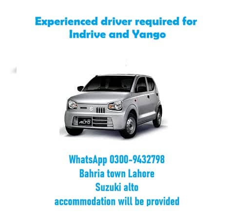 Driver for Indrive & Yangoo 0