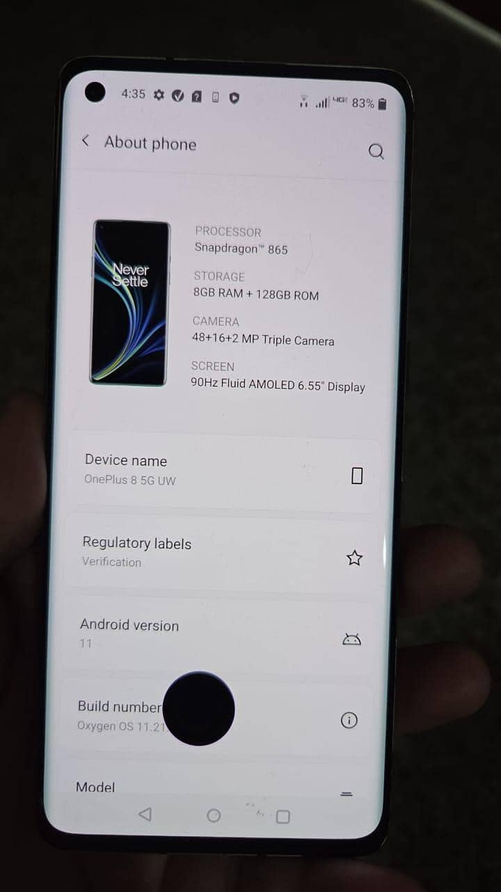 OnePlus 8 5g 1