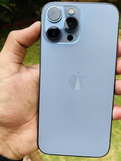 I Phone 13 Pro Max Blue Color 256 Gb