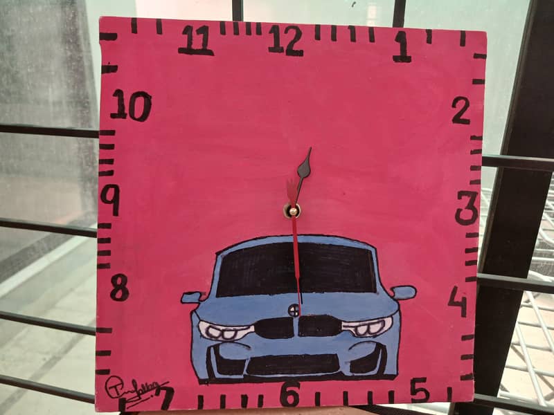 handmade clock 0
