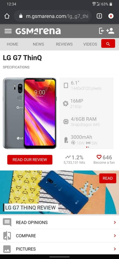 lg g7 thinq