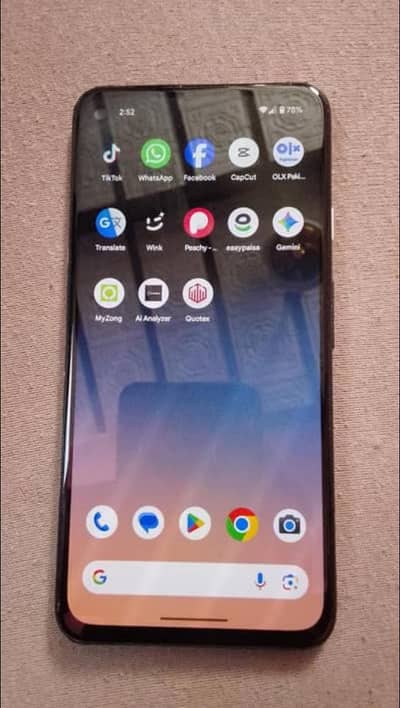 Google pixel 4a 5g  without box