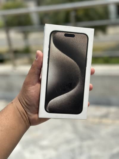 iPhone 15 Pro Max Physical+eSim Natural Titanium 256GB