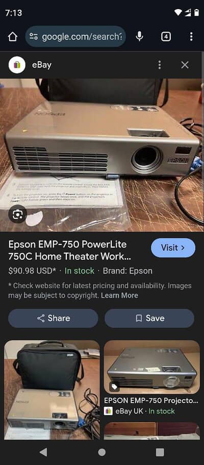 epson projetor