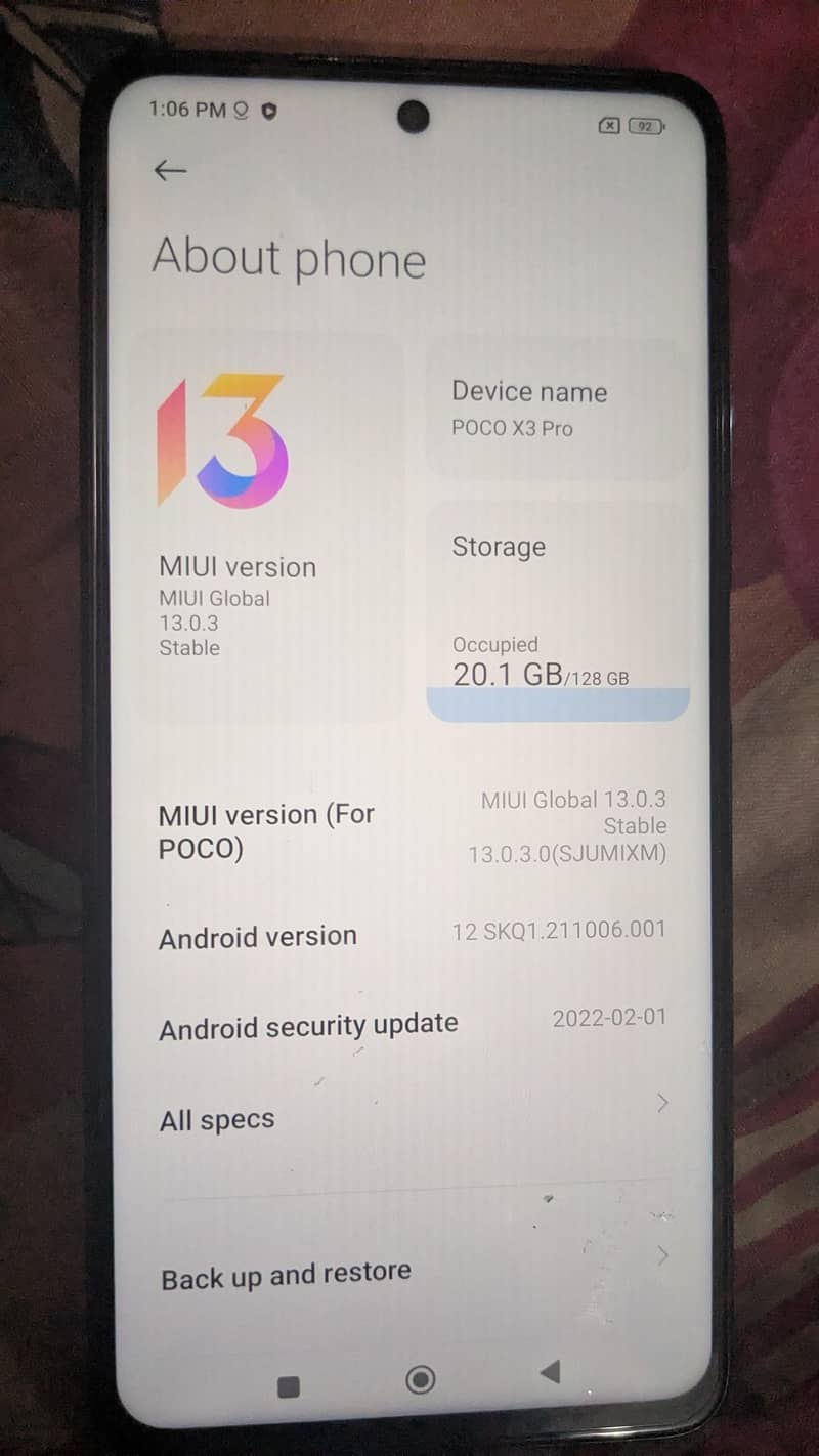 poco x3 pro 3