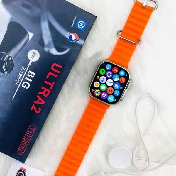 Original T 10 Ultra 2 APPLE Look SUPER AMOLED DISPLAY Smart watch SPECIAL GIFT PACK OFFER T 10  ULTRA 2 SMART WATCH