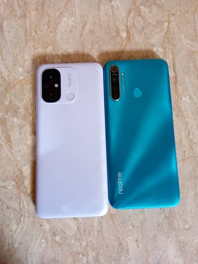 Realme 5i 4/64 & Redmi 12C 4/128 With Box For Sale