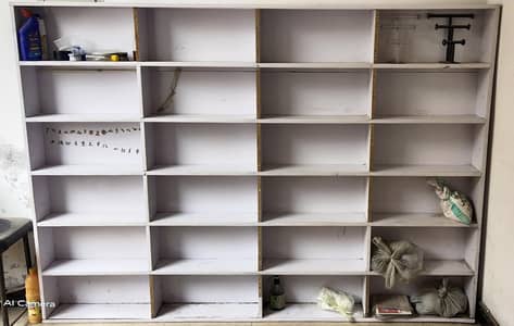Wooden Rack with 24 Shelves