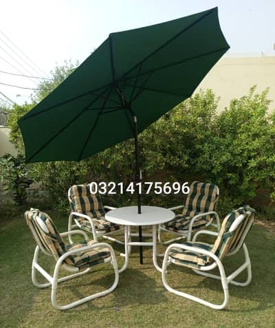 OUTDOOR GARDEN UPVC RATTAN ROPE FURNITURE BENCH UMBRELLA SAWING CHAIR