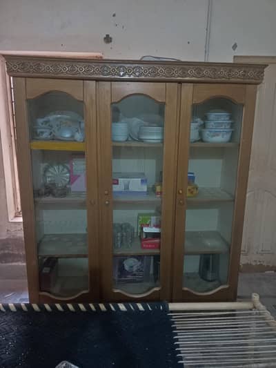 wooden Crockery showcase
