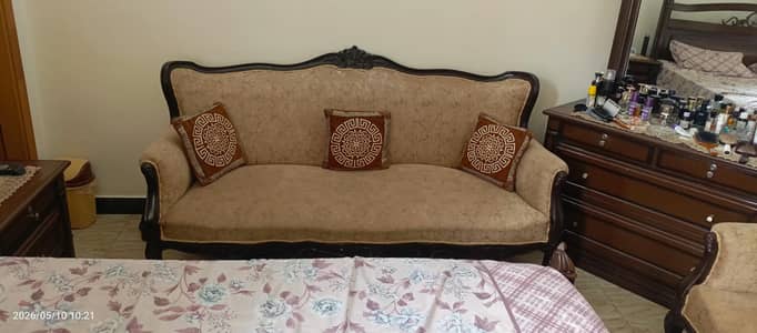 Pure Shesham Wood Chinioti 5 Seater Sofa Set