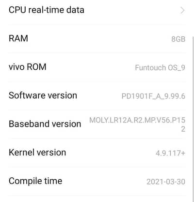 vivo y17