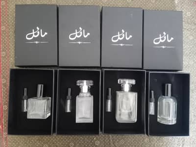 Perfume Box packaging and Bottles