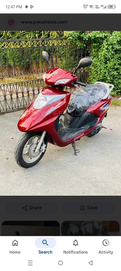 2021 Model Scooty sale on urgent basis