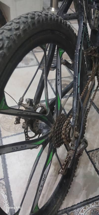 Aluminium frame bycycle