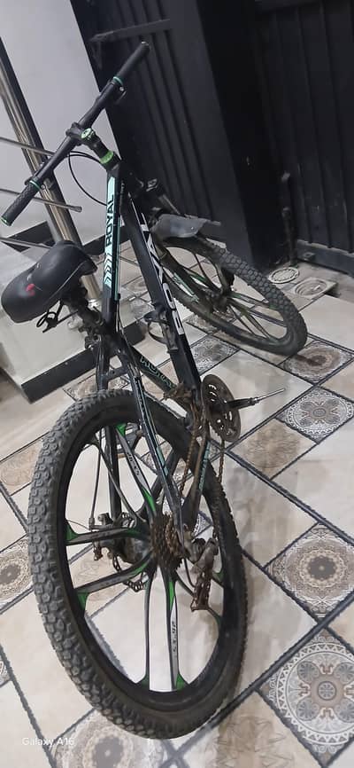 Aluminium frame bycycle