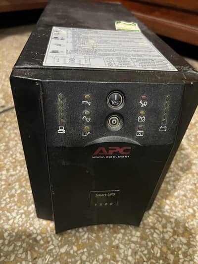 APC UPS 1500VA working superb
