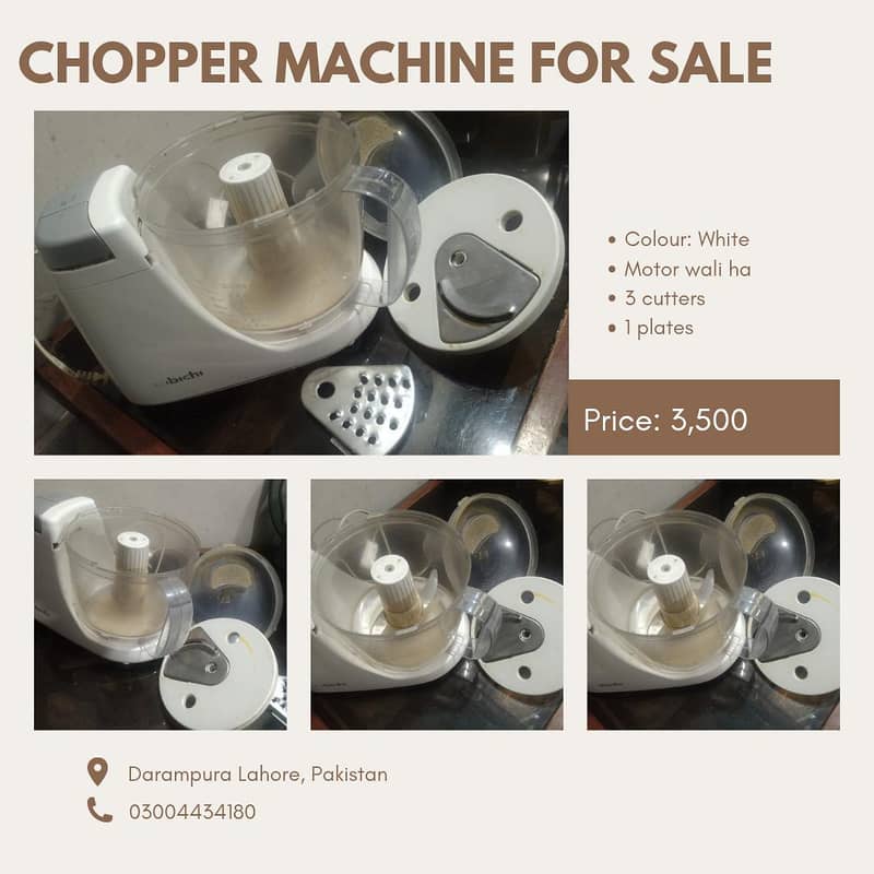 Chopper Machine 0