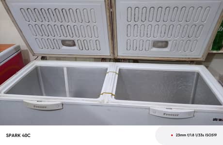 waves deep freezer for sale double door